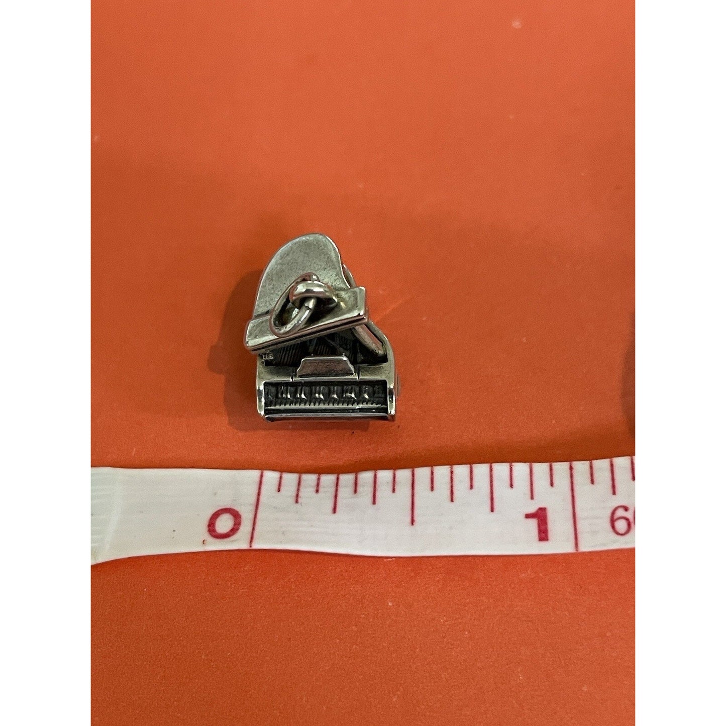 James Avery Retired Silver Open Grand Piano Charm Pre-Owned