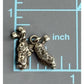 Vintage Sterling Silver 3D Poodle 925 Charm Or Pendant