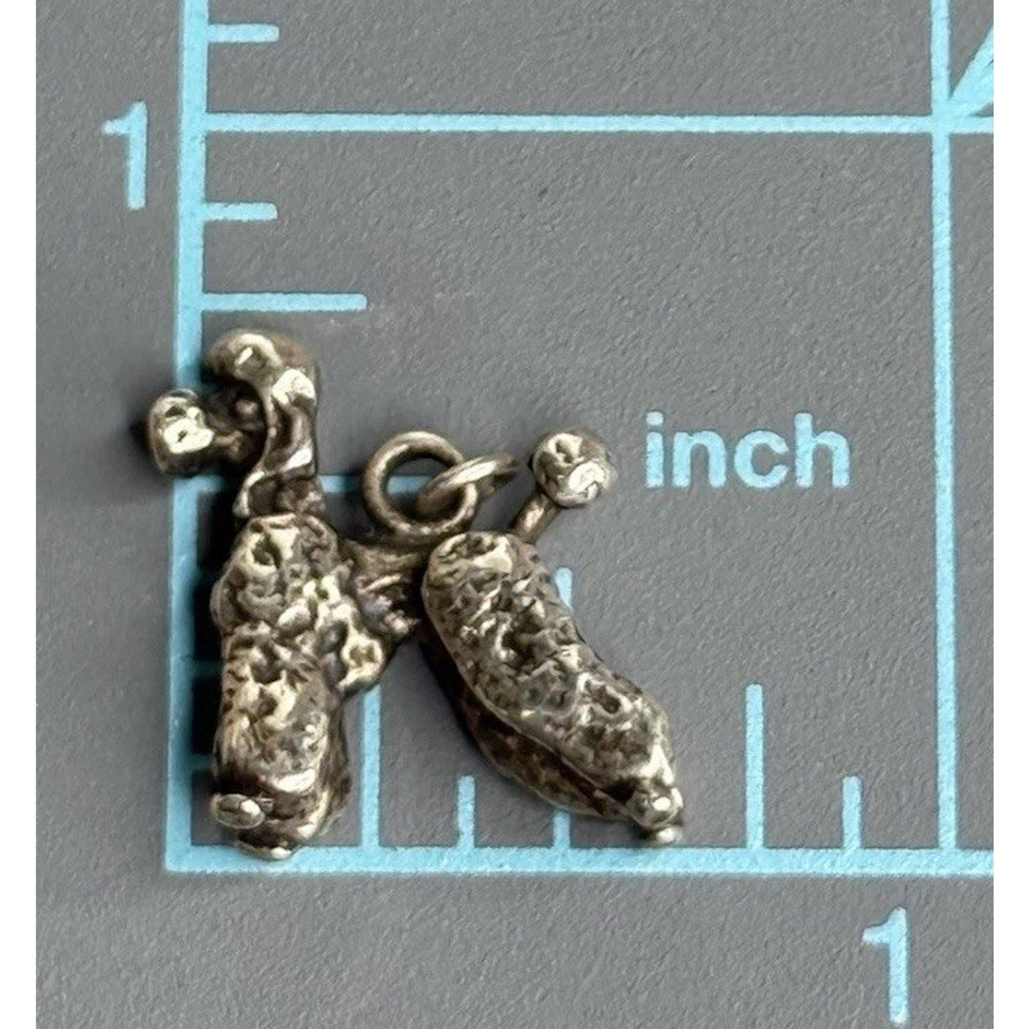 Vintage Sterling Silver 3D Poodle 925 Charm Or Pendant