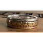 James Avery Retired Sterling Silver And 14K Gold Eternity Heart Band Ring Size 6