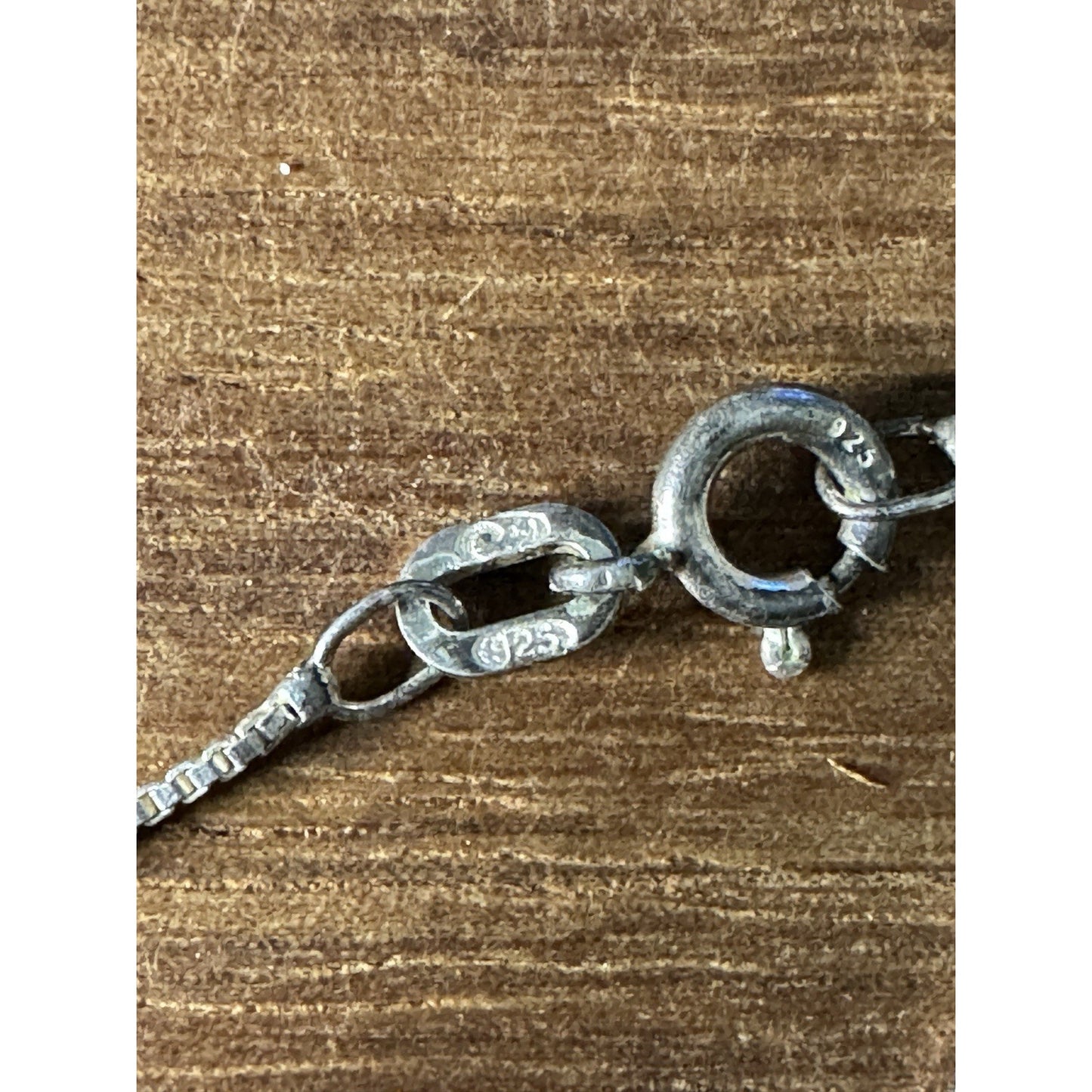 Pandora Sterling Silver Flower With Pink CZ Stone And 925 Necklace 18”, 5.4g