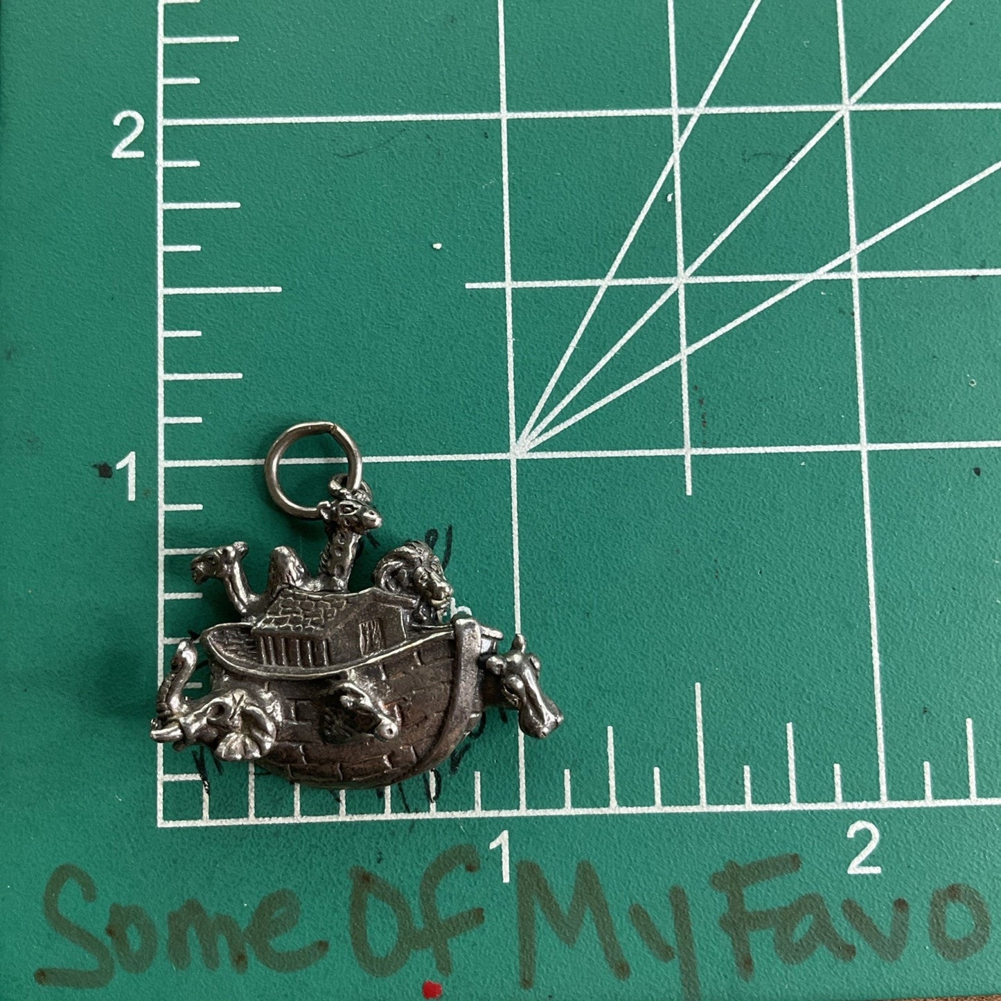 Sterling Silver Noah’s ark Animal Charm Pendant
