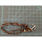 James Avery Retired Sterling Silver Anchor Hook Leather 3” Bracelet Pre-Owned