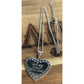 TH SU Sterling Silver Heart Pendant & Necklace “Each Day Is a Gift From God” 18”