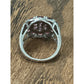STS Orissa Rhodolite Garnet Cluster Cocktail Ring 5.2g Size 6.5
