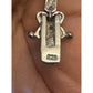 Vintage FAS 925 Sterling Silver Clover Tennis Bracelet 6.75” 12g