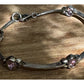 Vintage Pink Tourmaline Sterling Silver 5 Stone Link Bracelet 7.5” 90s - Y2K