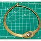Vintage Kenneth J Lane for Avon Necklace Omega KJL Gold Tone Choker 17.5"