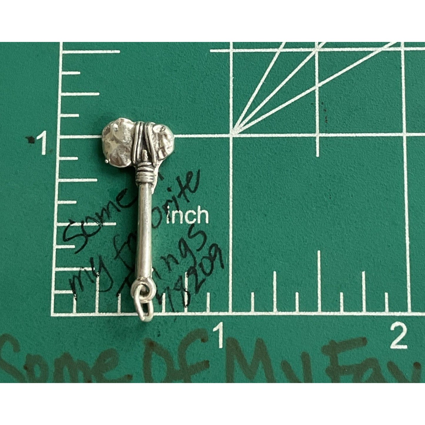 925 Sterling Silver Tomahawk Charm
