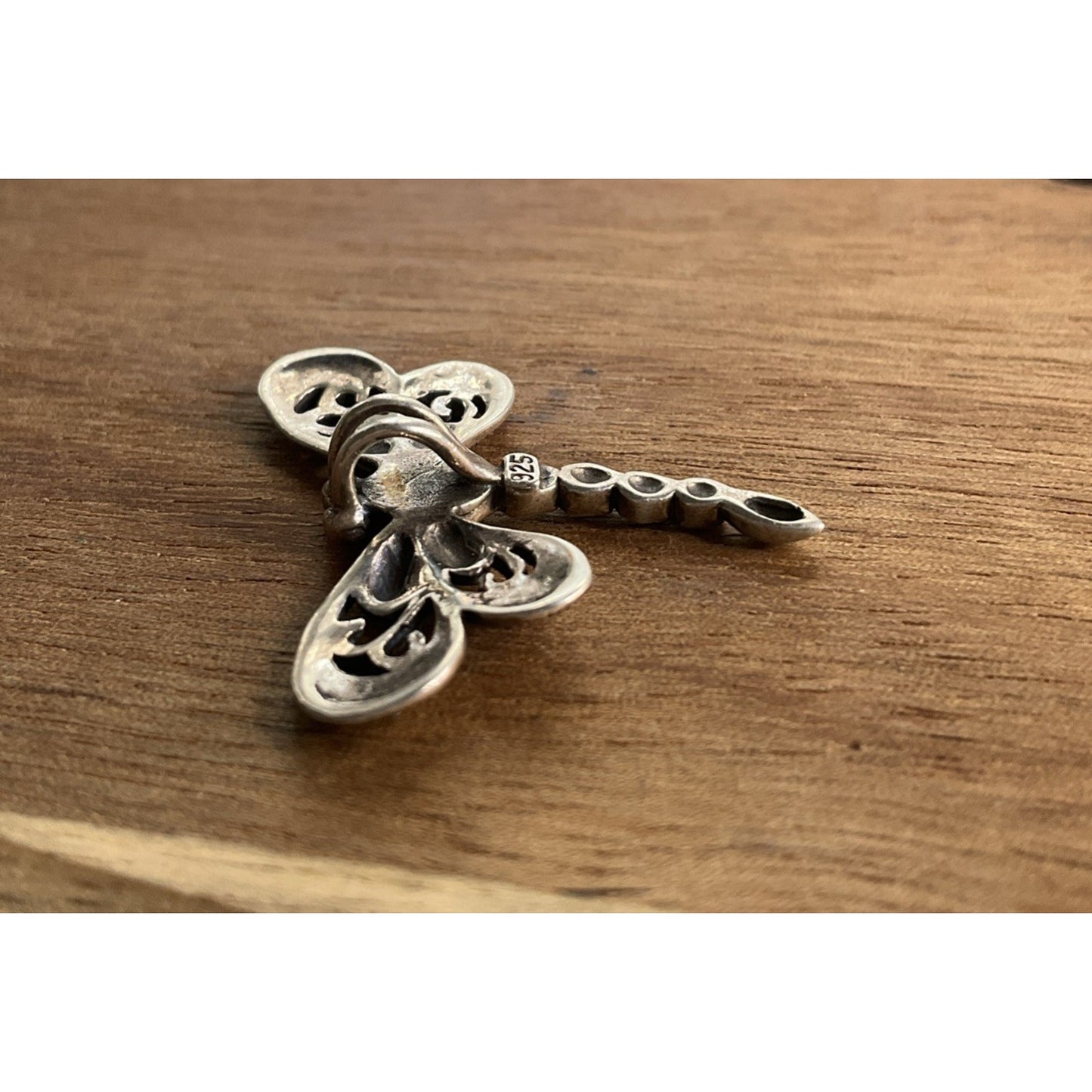Sterling Silver Marcasite Dragonfly Pendant