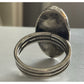 Handmade Sterling Silver Red Jasper Ring Size 7.5 Large Oval Cabochon