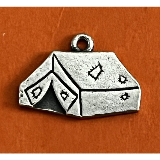 James Avery Retired Sterling Silver Camping Tent Charm Pre-Owned