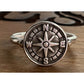 Retired James Avery Sterling Silver Life’s Journey Compass Ring Size 8