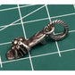 Sterling Silver 3D High Heel Sandal Shoe Charm Heart Scroll Fashion Pendant