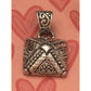 Vintage Bali Sterling Silver Box Pendant Signed 925 MD Ornate Amulet Style 1”