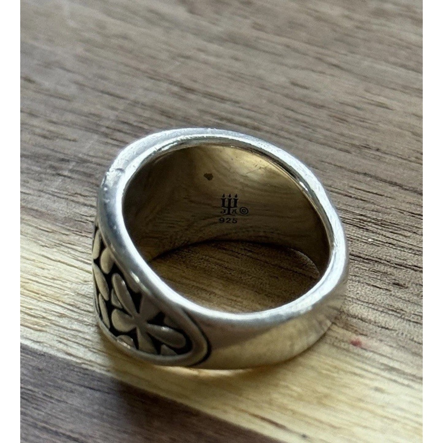 James Avery Retired Sterling Silver Spring Blossom Ring Size 6.5