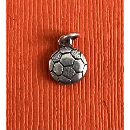 James Avery Retired Sterling Silver Soccer Ball Charm Pre-Owned