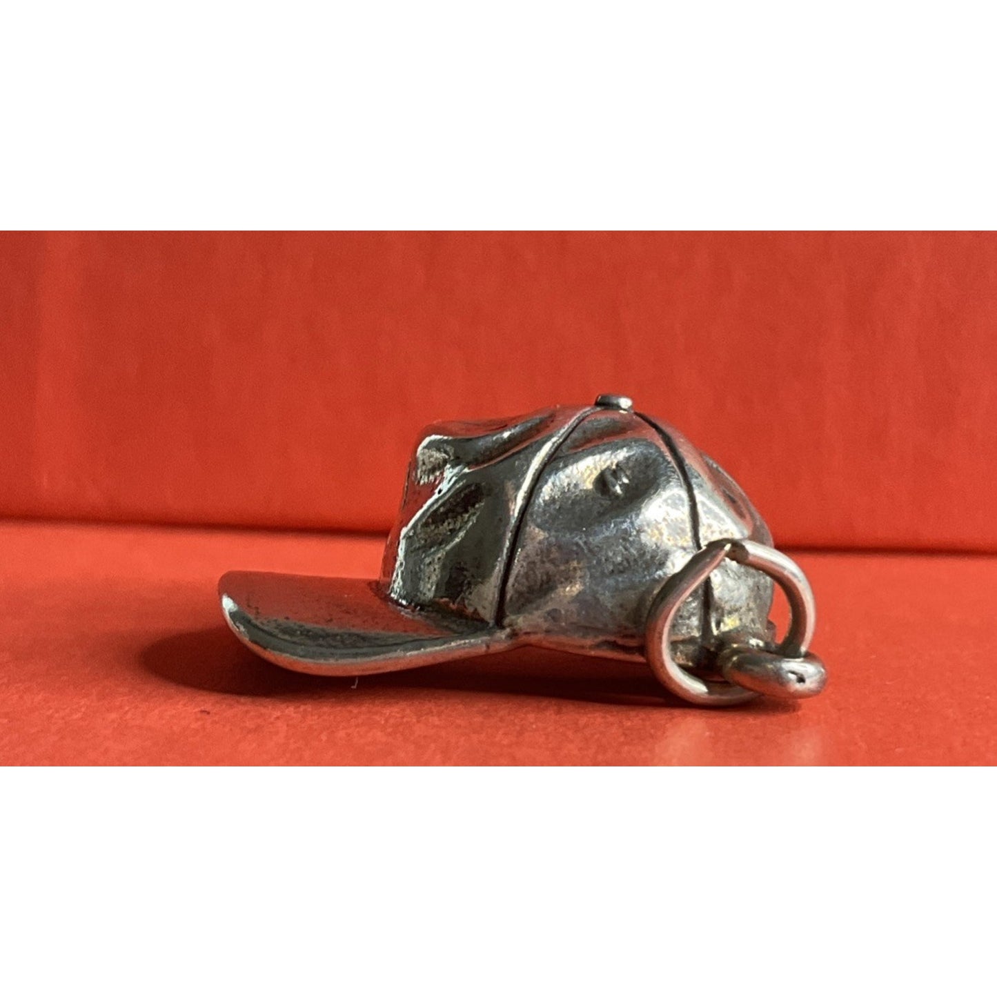 Vintage Sterling Silver Baseball Cap Charm