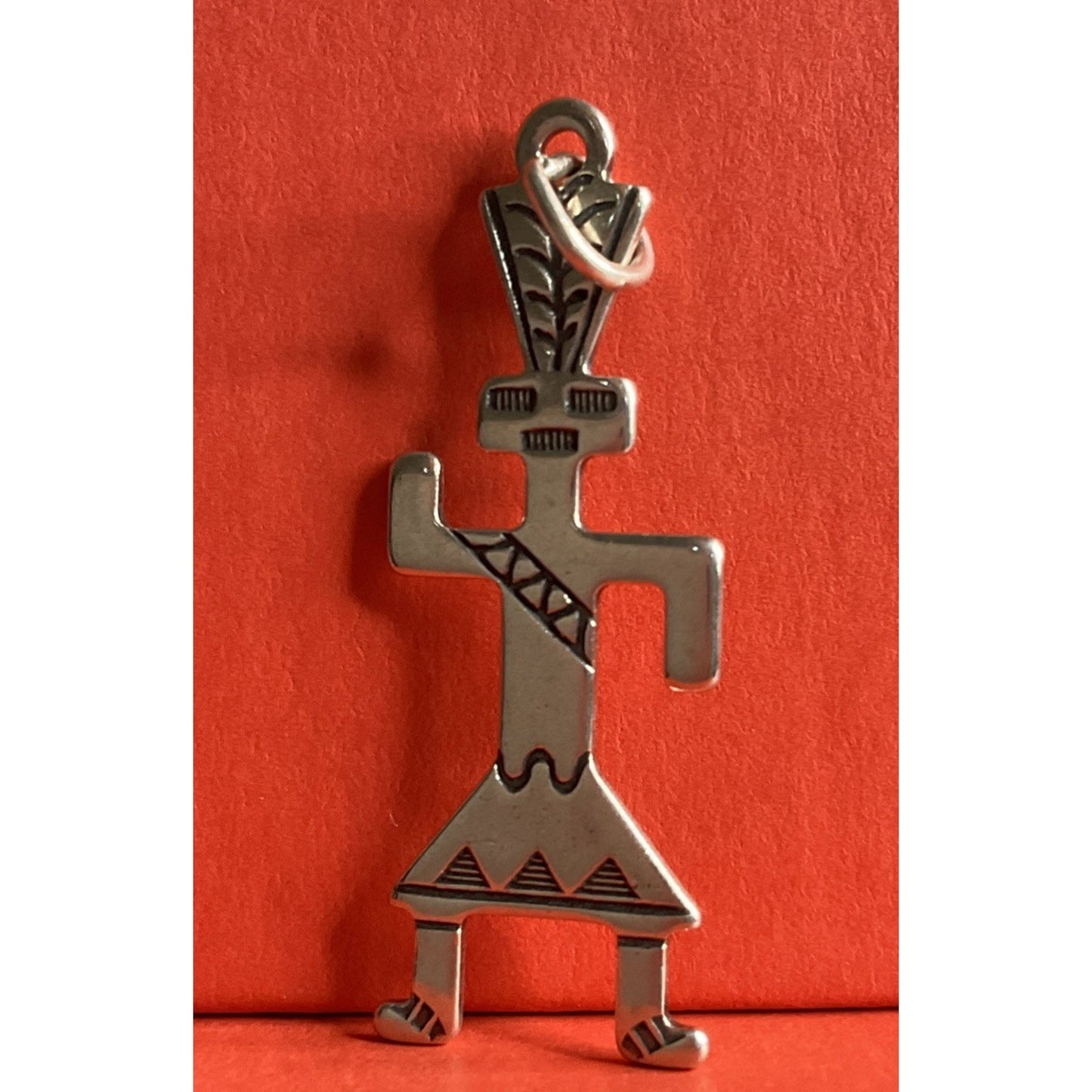 Vintage Sterling Silver Kokopelli Dancer Charm
