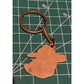 Pre Owned James Avery Retired Rare Texas A & M Bronze Sergeant Keychain TAMU Aggies