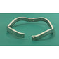 Vintage 925 Sterling Silver Modernist Mid Cen Wave Hinged Bangle Bracelet 26.2g