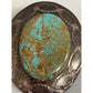 Signed Gale Self Choctaw Sterling Silver Turquoise Pendant Native American 32g
