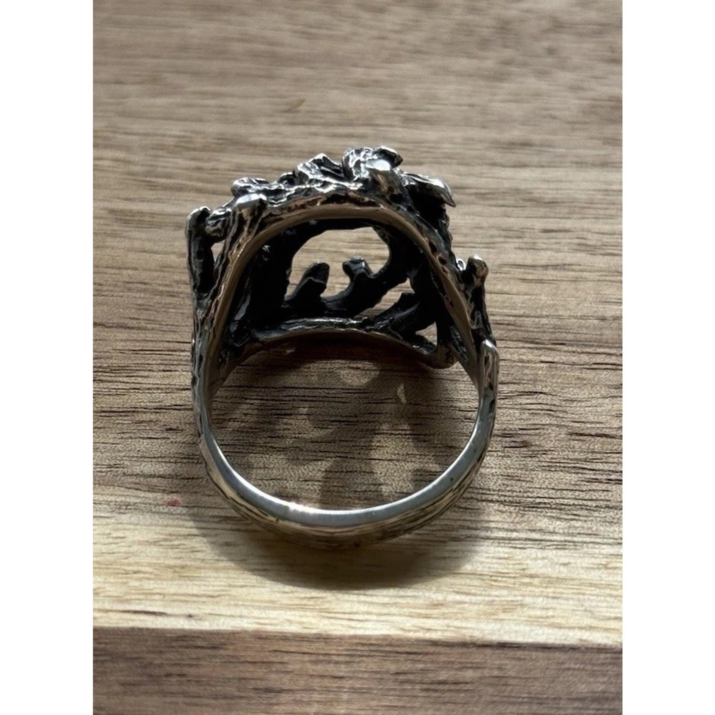 Retired James Avery Sterling Silver Brutalist Branches Ring Size 11