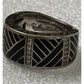 Belle Étoile Laguna Ring Sterling Silver Black Enamel Size 6.5 SOLD OUT