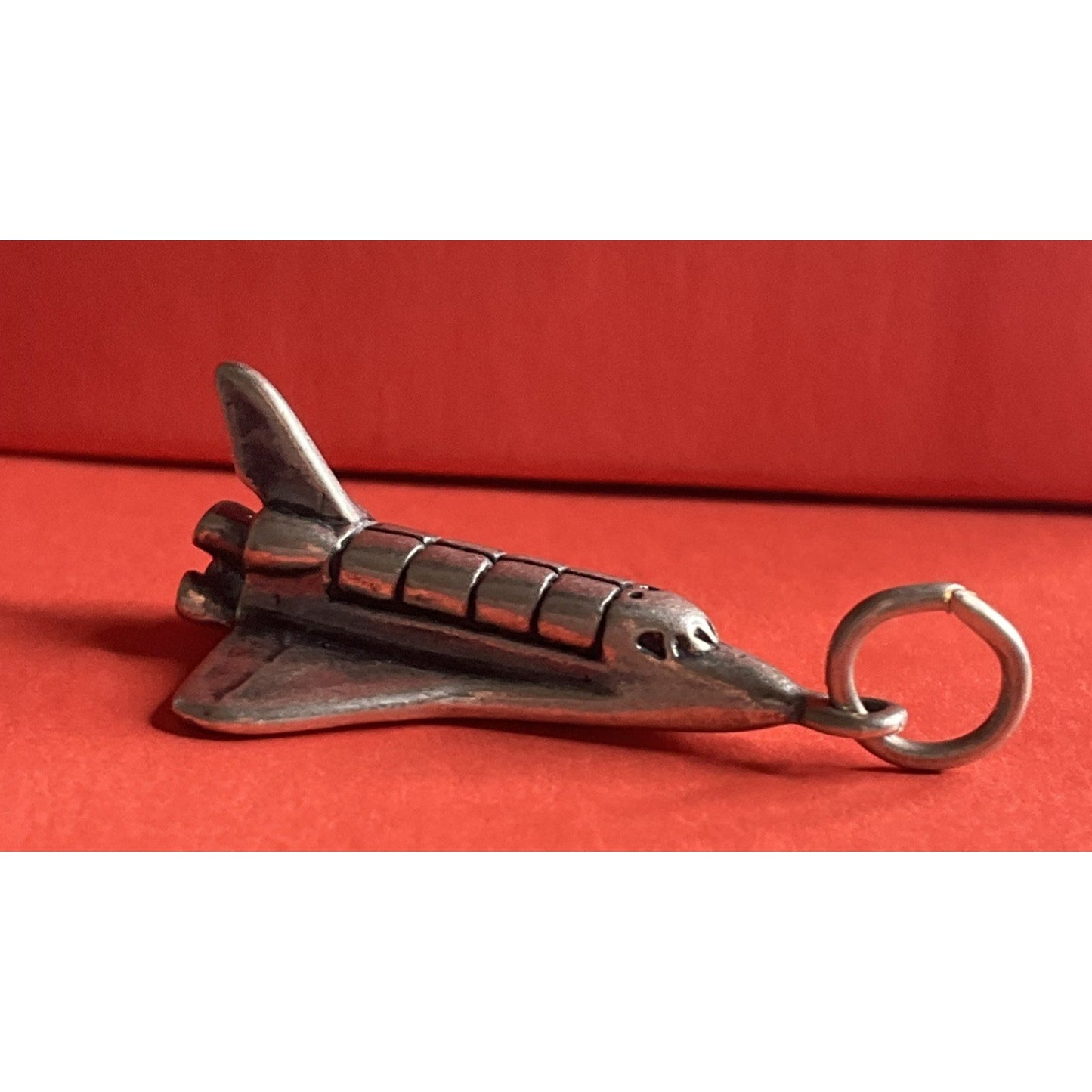 Vintage Sterling Silver Space Shuttle Charm