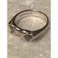 Tiffany & Co Elsa Peretti Open Heart Ring Sterling Silver Size 5.75 Spain 925