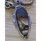 Vintage SHANO 97 Sterling Jasper Southwestern Pendant Necklace 24” Italy 925 24g