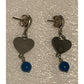 Pre Owned James Avery Retired Silver Dangle Drop Lapis Lazuil Earrings In JA Box