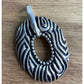 Sterling Silver Southwestern Openwork Pendant 925 Oval Artisan Statement