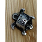 Vintage MA Michael Anthony 925 Italy Sterling Silver Turtle Green Crystals Charm