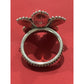 Pre owned James Avery Retired Sterling Silver & Bronze Beaded Festive Flower Ring Size 7.5
