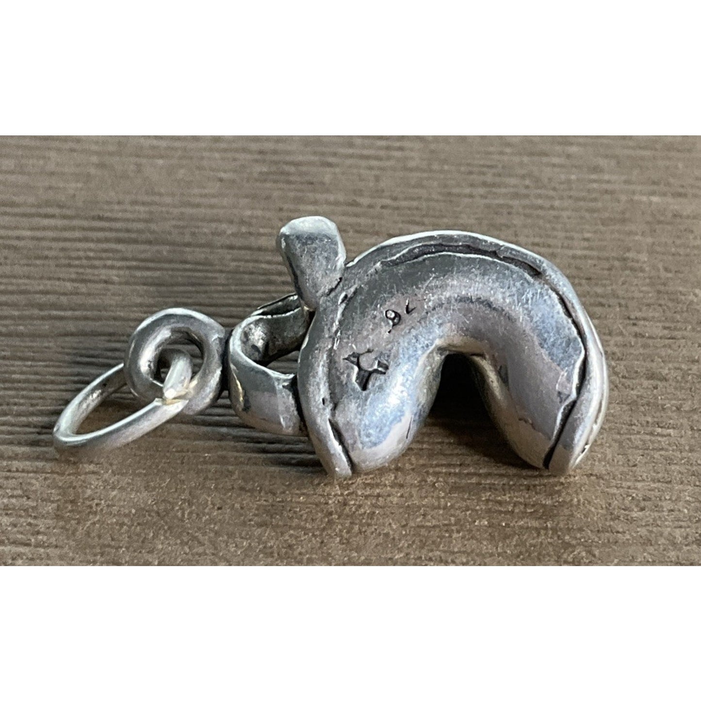Vintage Sterling Silver Fortune Cookie Charm