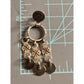 Pre owned James Avery Vintage Retired RARE Silver & Brass Chandelier Aztec Dangle Earrings