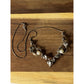 Vintage LAKI 14K & 925 Sterling Silver Pearl Necklace Botanical Leaf Vine 19”