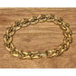 Napier Bracelet Vintage Gold Tone Woven Chain Links Chunky Classic 7.5”