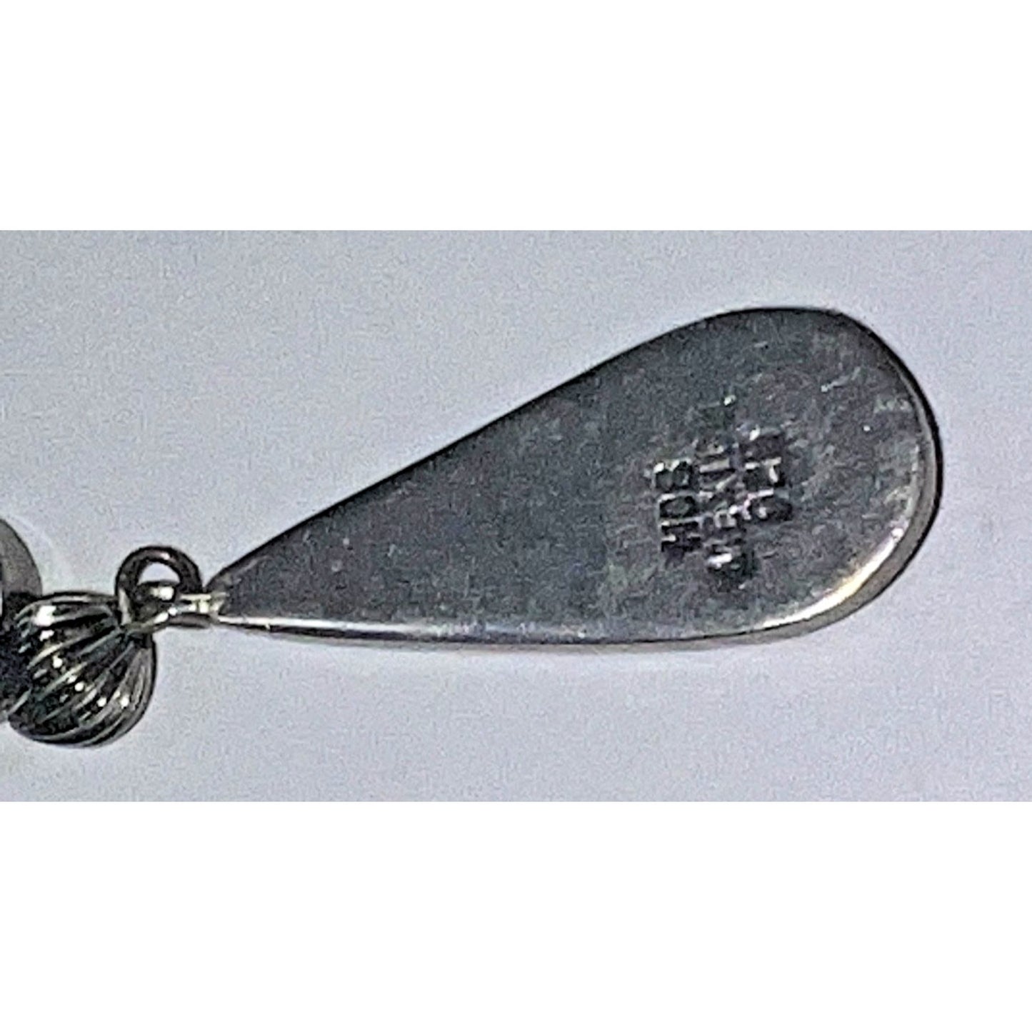 Vintage Sterling Silver Turquoise Dangle Drop Southwestern Earrings 2” Long 13g