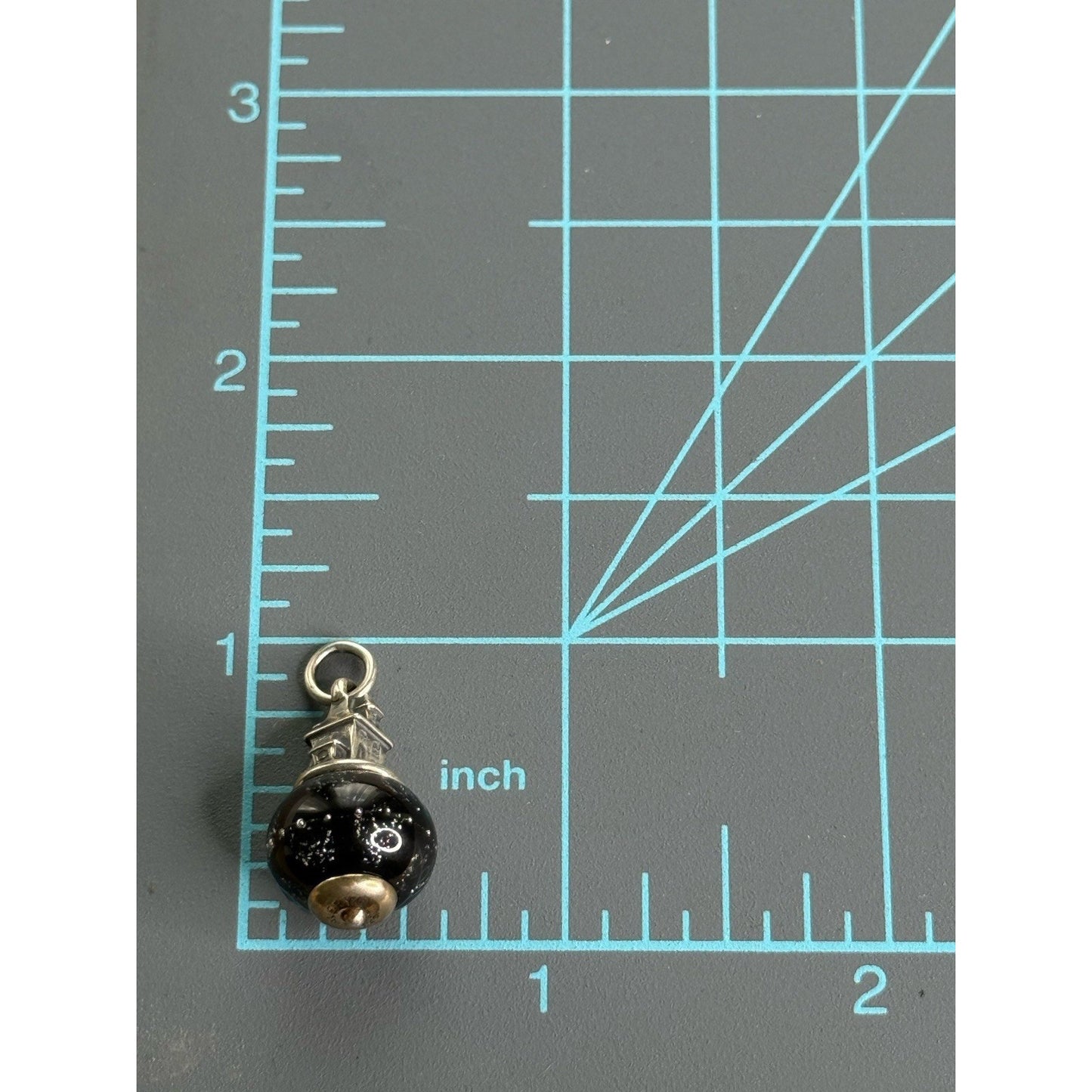 James Avery Retired Sterling Silver Haunted House Finial Charm