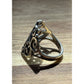 Retired James Avery Open Sorrento Sterling Silver Ring Size 7