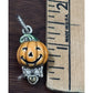 Brand New RETIRED Brighton J91782 JACK O LANTERN Enameled Silver Tone Charm