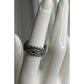 Sterling Silver Braided Wrap Ring Size 7.5 Rope Twist Crossover Statement 925