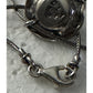 VINTAGE STERLING SILVER PEARL FLOWER PENDANT NECKLACE
