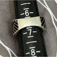 Belle Étoile Laguna Ring Sterling Silver Black Enamel Size 6.5 SOLD OUT