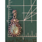 Vintage Sterling Silver Turquoise Pendant Bali Artisan Filigree S Mark 11.1g