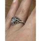 Vintage Blue Topaz Sterling Silver Ring By KABANA Size 6