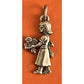 James Avery Retired Sterling Silver Flower Girl Charm Pre-Owned