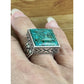 Retired Silpada Sterling Silver 925 Crushed Turquoise Statements Ring Size 7